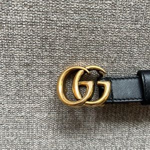 Black Gucci Belt. Worn 5 times at most. Like new.